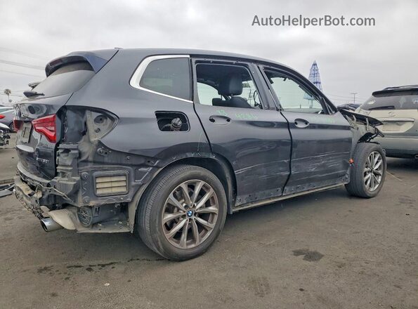 5UXTR7C54KLE97169 2019 BMW X3 Black Rear right