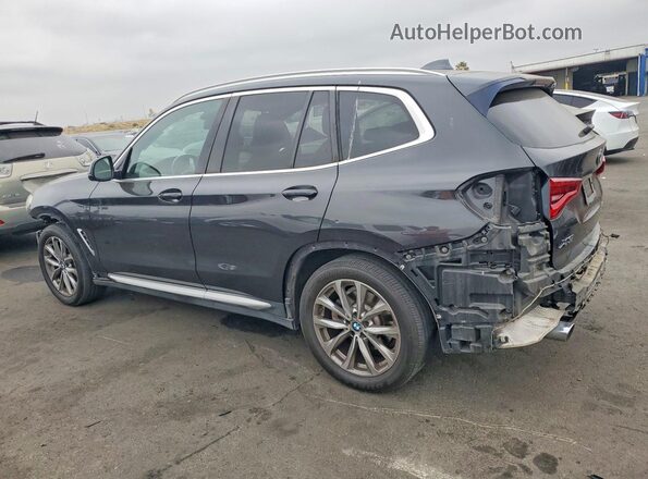 5UXTR7C54KLE97169 2019 BMW X3 Black Rear left