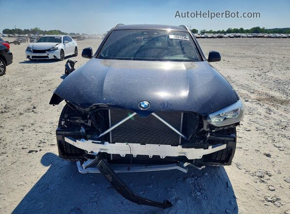 5UXTR7C54KLE97642 2019 BMW X3 Black წინა ხედი