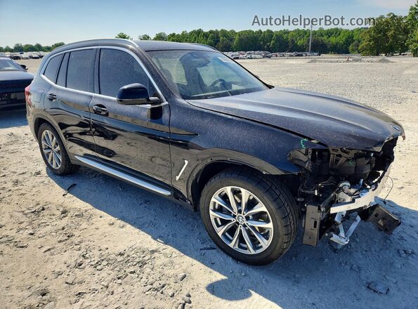 5UXTR7C54KLE97642 2019 BMW X3 Black წინა მარჯვენა