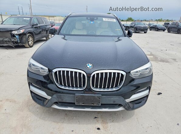 5UXTR7C54KLF29425 2019 BMW X3 Black 