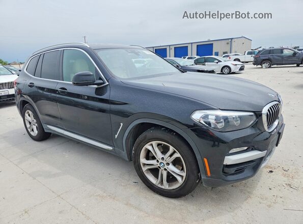 5UXTR7C54KLF29425 2019 BMW X3 Black 