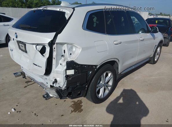 5UXTR7C54KLF35547 2019 BMW X3 White Trasero derecho