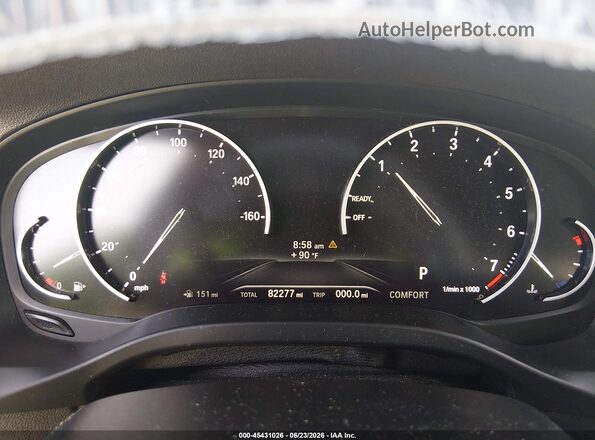 5UXTR7C54KLF35547 2019 BMW X3 White Vista de los asientos traseros