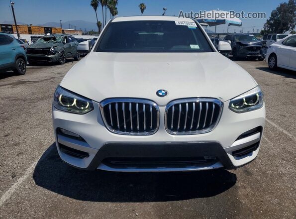 5UXTR7C54KLR46704 2019 BMW X3 White 