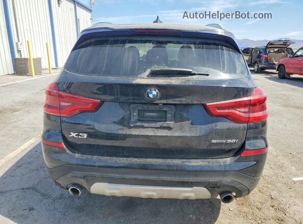 5UXTR7C55KLE98671 2019 BMW X3 Black Rear view