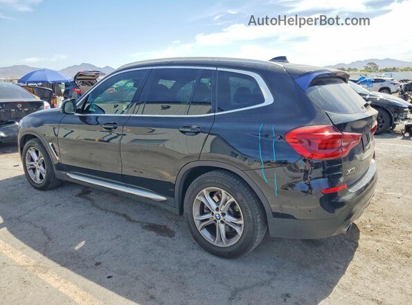 5UXTR7C55KLE98671 2019 BMW X3 Black Rear left