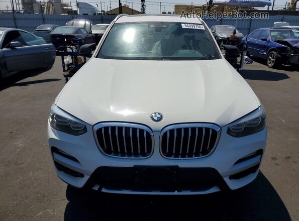 5UXTR7C55KLF24525 2019 BMW X3 White Դիմացի տեսք