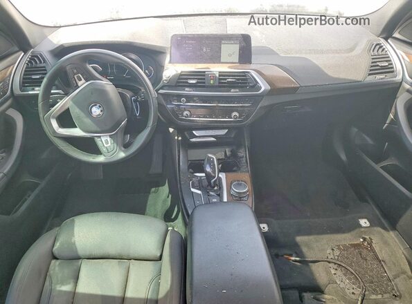 5UXTR7C55KLF26467 2019 BMW X3 White Vista del salpicadero
