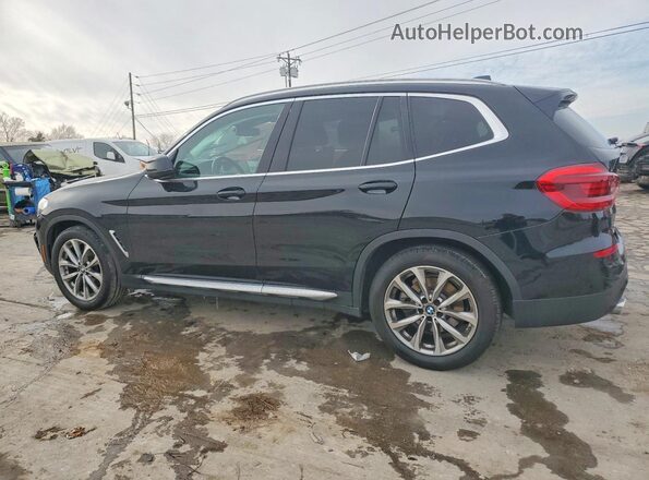 5UXTR7C56KLE88389 2019 BMW X3 Black Задня ліва чверть