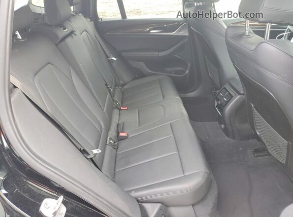5UXTR7C56KLE88389 2019 BMW X3 Black Вид задньої частини салону