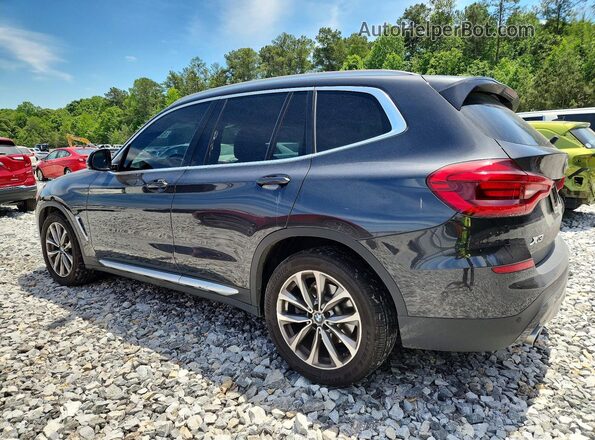 5UXTR7C56KLR51483 2019 BMW X3 Charcoal Tył lewy