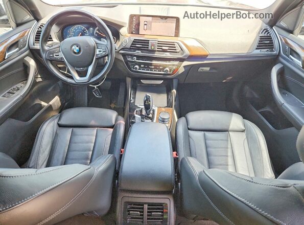 5UXTR7C56KLR51483 2019 BMW X3 Charcoal Widok deski rozdzielczej