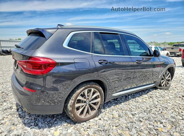 5UXTR7C56KLR51483 2019 BMW X3 Charcoal Tył prawy