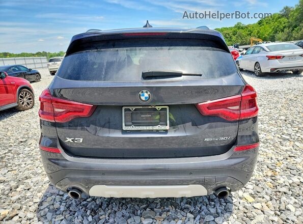 5UXTR7C56KLR51483 2019 BMW X3 Charcoal Widok z tyłu