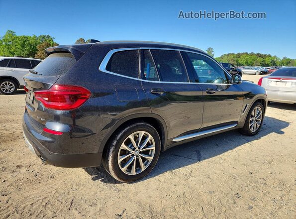 5UXTR7C57KLF33503 2019 BMW X3 Black Rear right