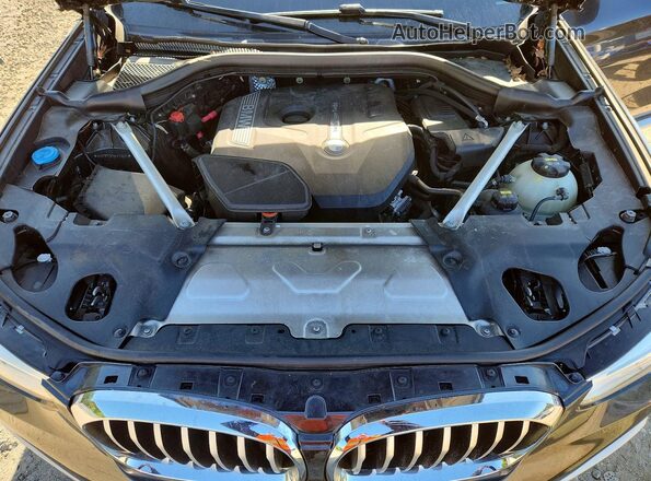 5UXTR7C57KLF33503 2019 BMW X3 Black Engine compartment view