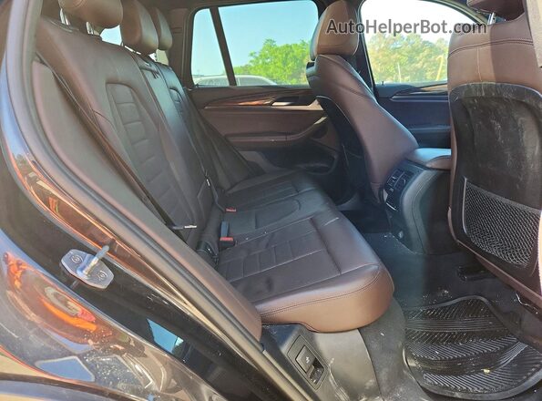 5UXTR7C57KLF33503 2019 BMW X3 Black Rear interior view