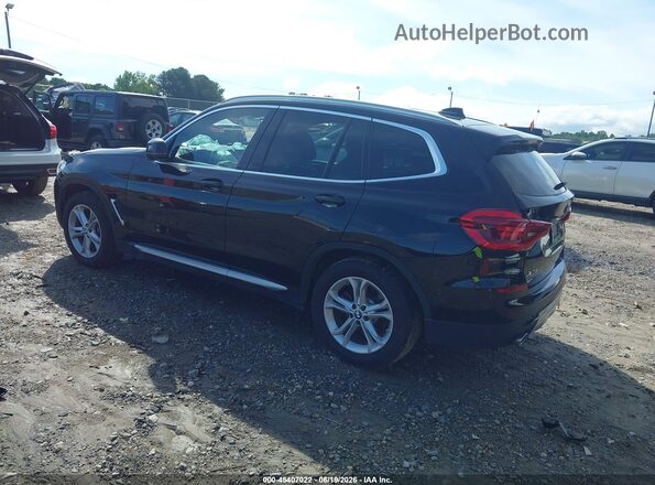 5UXTR7C57KLR44431 2019 BMW X3 Black Trasero izquierdo