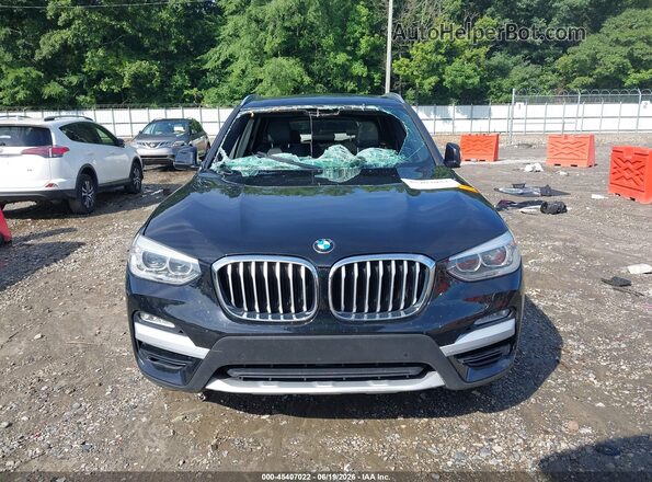 5UXTR7C57KLR44431 2019 BMW X3 Black Vista del cuadro de instrumentos