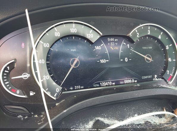 5UXTR7C57KLR44431 2019 BMW X3 Black Vista de los asientos traseros