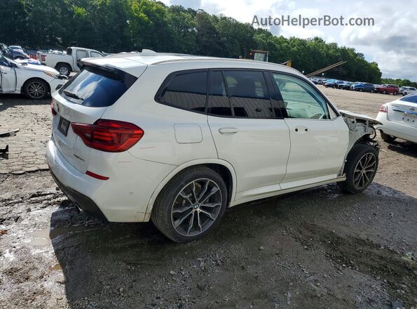 5UXTR7C57KLR48804 2019 BMW X3 White Հետևի աջ
