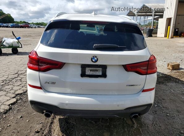 5UXTR7C57KLR48804 2019 BMW X3 White Հետևի տեսք