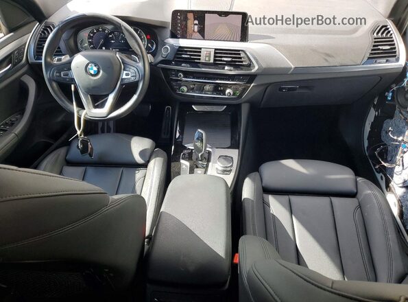5UXTR7C57KLR48804 2019 BMW X3 White Առջևի վահանակի տեսք