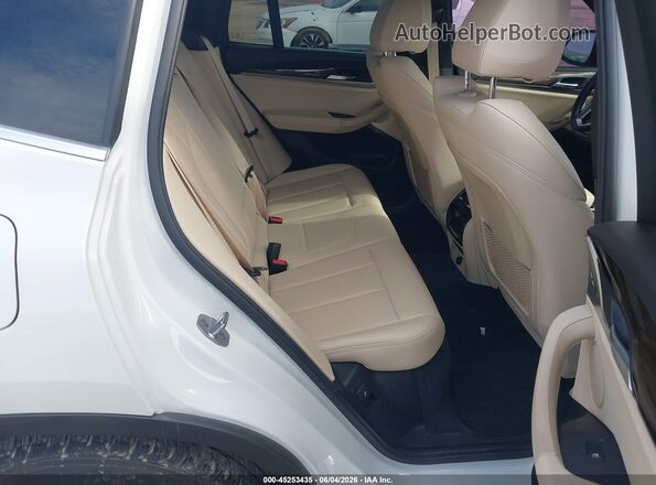 5UXTR7C58KLF28598 2019 BMW X3 White Vista de la etiqueta del VIN