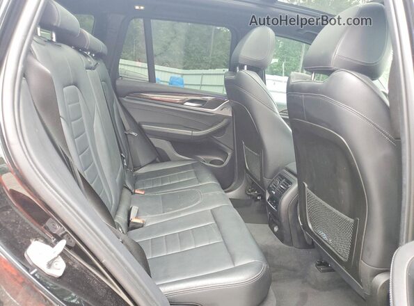 5UXTR7C59KLE93523 2019 BMW X3 Black Widok wnętrza z tyłu
