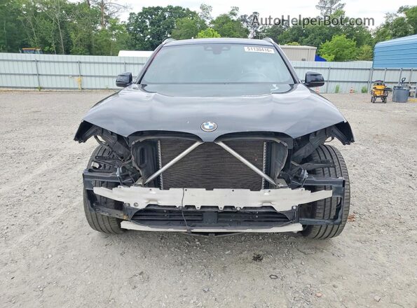 5UXTR7C59KLE93523 2019 BMW X3 Black Widok z przodu