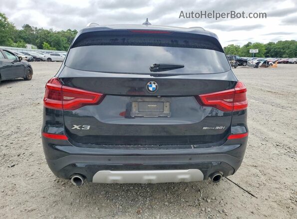 5UXTR7C59KLE93523 2019 BMW X3 Black Widok z tyłu