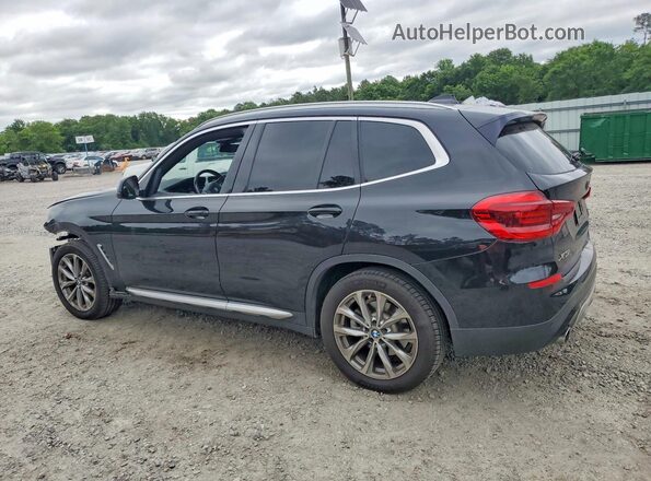 5UXTR7C59KLE93523 2019 BMW X3 Black Tył lewy