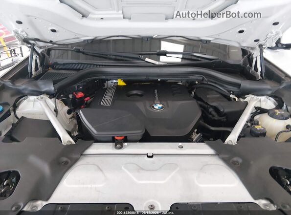 5UXTR7C59KLF23376 2019 BMW X3 White Widok z tyłu