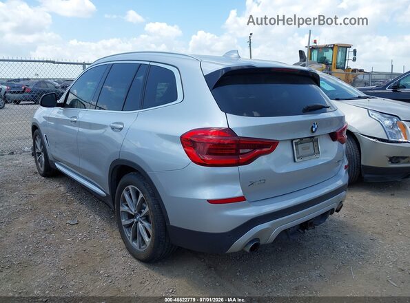 5UXTR7C59KLF24060 2019 BMW X3 Silver Rear left