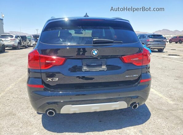5UXTR7C59KLR51316 2019 BMW X3 Black 