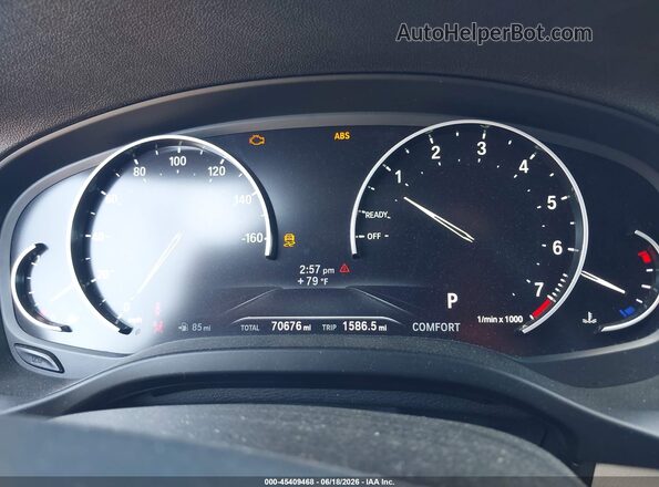 5UXTR7C59KLR52868 2019 BMW X3 Black უკანა სავარძლების ხედი