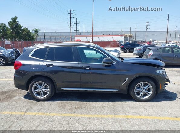 5UXTR7C59KLR52868 2019 BMW X3 Black უკანა სალონის ხედი