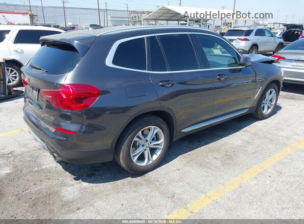 5UXTR7C59KLR52868 2019 BMW X3 Black უკანა მარჯვენა