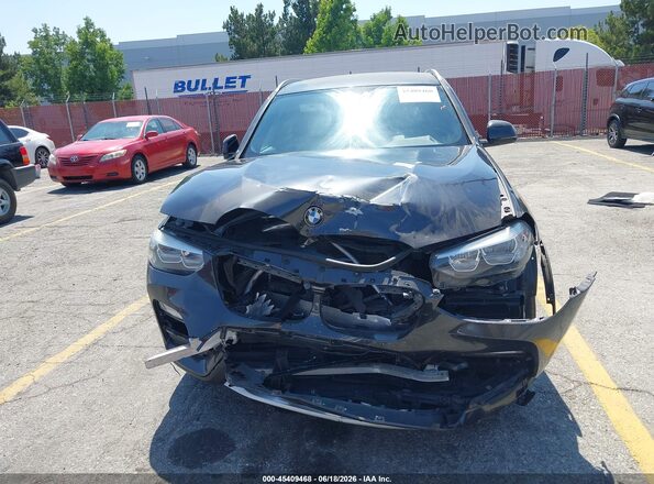 5UXTR7C59KLR52868 2019 BMW X3 Black ხელსაწყოთა პანელის ხედი