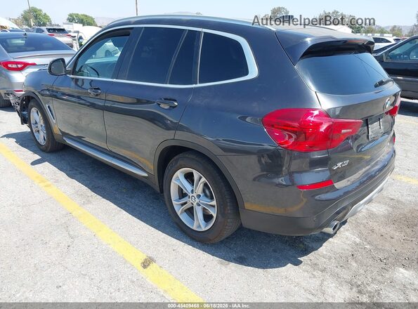 5UXTR7C59KLR52868 2019 BMW X3 Black უკანა მარცხენა