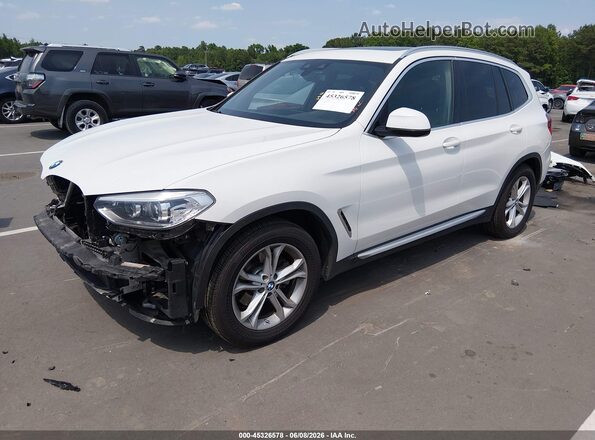 5UXTR7C5XKLE88752 2019 BMW X3 White Przód lewy