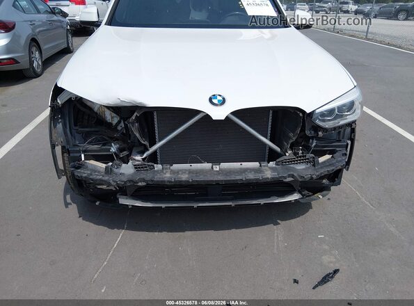 5UXTR7C5XKLE88752 2019 BMW X3 White Widok z przodu