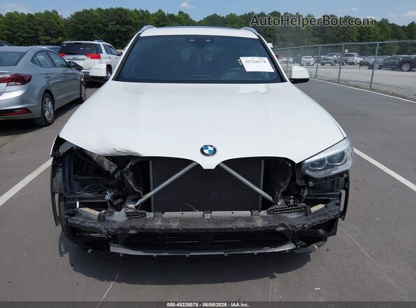 5UXTR7C5XKLE88752 2019 BMW X3 White Widok wnętrza z tyłu