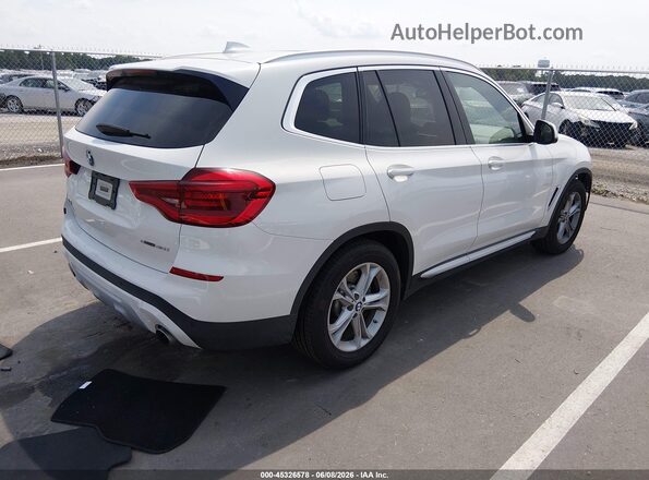 5UXTR7C5XKLE88752 2019 BMW X3 White Tył prawy