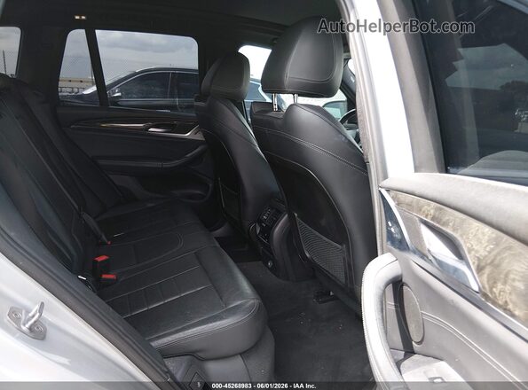 5UXTR7C5XKLE94955 2019 BMW X3 Silver VIN კოდის სტიკერის ხედი