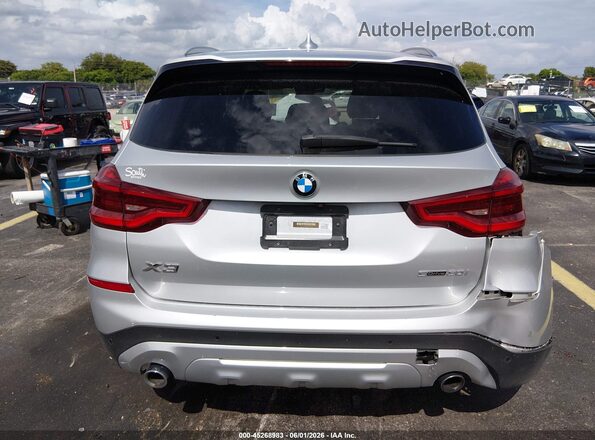 5UXTR7C5XKLE94955 2019 BMW X3 Silver 