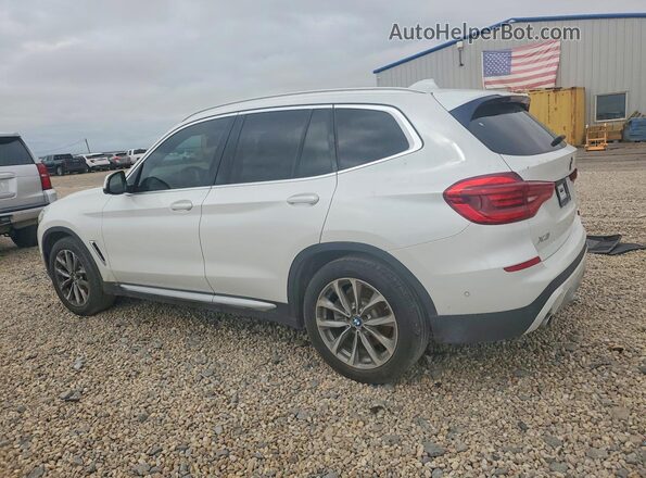 5UXTR7C5XKLR48389 2019 BMW X3 White Հետևի ձախ