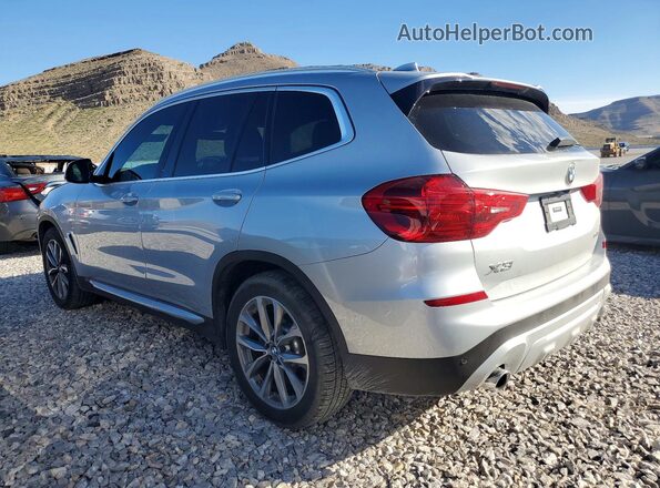 5UXTR7C5XKLR51180 2019 BMW X3 Silver Rear left