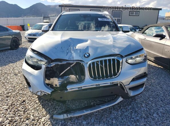 5UXTR7C5XKLR51180 2019 BMW X3 Silver Front view